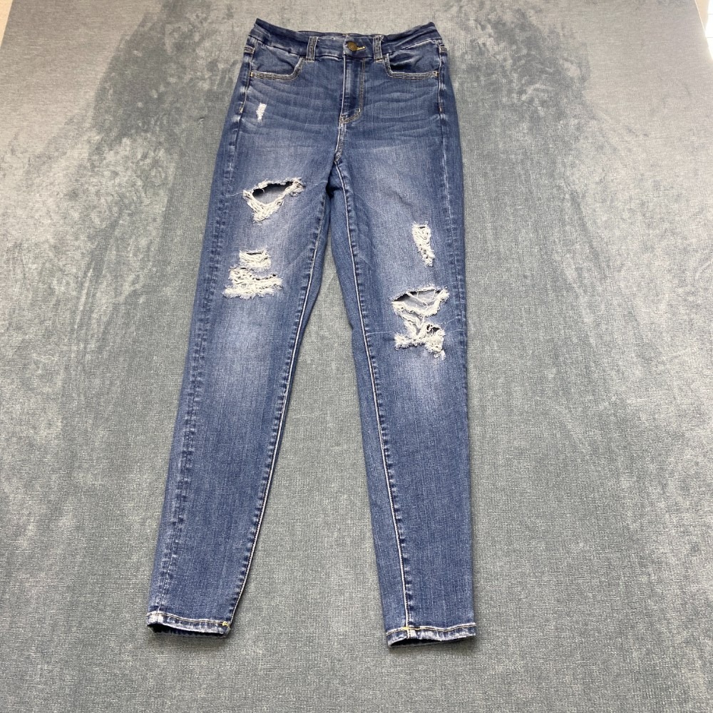 American Eagle Outfitters Curvy Super High Rise Jegging Jeans Women 4 Blue Denim